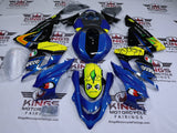 Kawasaki ZX10R Fairings (2004-2005) Blue, Yellow Creature at KingsMotorcycleFairings.com