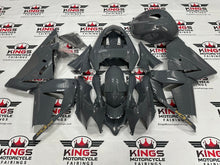 Kawasaki ZX10R Fairings (2004-2005) Dark Nardo Gray, Gold at KingsMotorcycleFairings.com