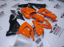 Kawasaki ZX10R Fairings (2004-2005) Orange Gloss, Matte Black at KingsMotorcycleFairings.com