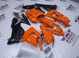 Kawasaki ZX10R Fairings (2004-2005) Orange Gloss, Matte Black at KingsMotorcycleFairings.com
