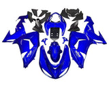 Kawasaki ZX10R Fairings (2006-2007) Blue, White at KingsMotorcycleFairings.com
