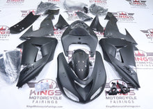 Kawasaki ZX10R Fairings (2006-2007) Matte Black, Faux Carbon Fiber at KingsMotorcycleFairings.com