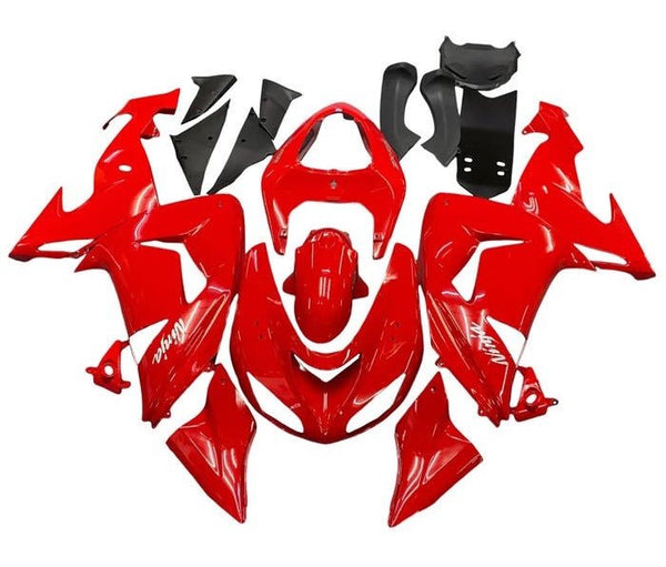 Kawasaki ZX10R Fairings (2006-2007) Red, White at KingsMotorcycleFairings.com