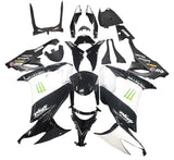 Kawasaki ZX10R Fairings (2008-2010) Black, White, Monster at KingsMotorcycleFairings.com