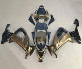 Kawasaki ZX10R Fairings (2008-2010) Dark Gold, Black at KingsMotorcycleFairings.com