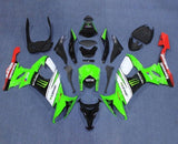 Kawasaki ZX10R Fairings (2008-2010) Green, White, Red, Black at KingsMotorcycleFairings.com