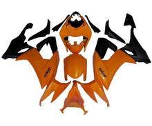 Kawasaki ZX10R Fairings (2008-2010) Orange, Matte Black at KingsMotorcycleFairings.com