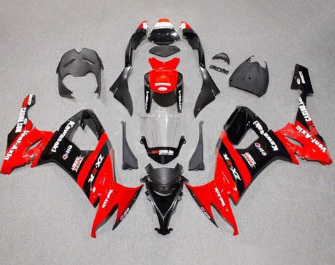 Kawasaki ZX10R Fairings (2008-2010) Red, Black, White, Elf at KingsMotorcycleFairings.com