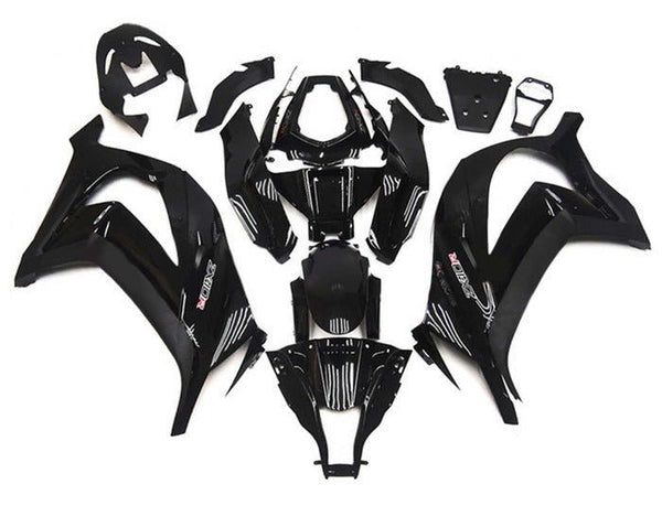 Kawasaki ZX10R Fairings (2011-2015) Gloss Black, White, Red at KingsMotorcycleFairings.com