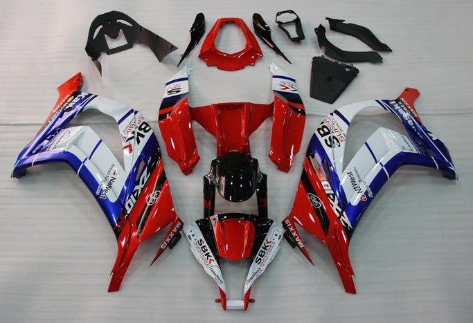 Kawasaki ZX10R Fairings (2011-2015) Red, Blue, White, Black at KingsMotorcycleFairings.com