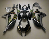 Kawasaki ZX-10R Fairings (2016-2020) Black, Gold, Green, Honeycomb at KingsMotorcycleFairings.com