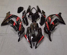 Kawasaki ZX-10R Fairings (2016-2020) Black, Red at KingsMotorcycleFairings.com