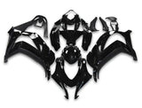 Kawasaki ZX-10R Fairings (2016-2020) Black at KingsMotorcycleFairings.com