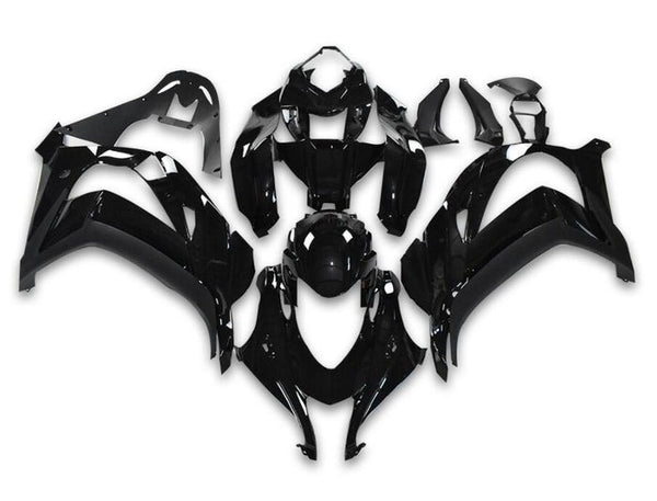 Kawasaki ZX10R Fairings (2016-2020) Black at KingsMotorcycleFairings.com