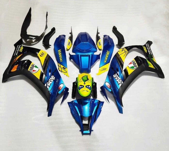 Kawasaki ZX-10R Fairings (2016-2020) Blue Creature at KingsMotorcycleFairings.com
