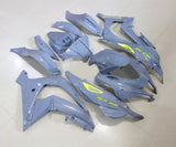 Kawasaki ZX-10R Fairings (2016-2020) Blue Gray, Yellow at KingsMotorcycleFairings.com