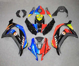 Kawasaki ZX-10R Fairings (2016-2020) Blue, Red, Shark at KingsMotorcycleFairings.com