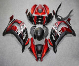 Kawasaki ZX10R Fairings (2016-2020) Candy Red, Black, Silver, White at KingsMotorcycleFairings.com