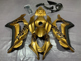 Kawasaki ZX10R Fairings (2016-2020) Gold, Black at KingsMotorcycleFairings.com