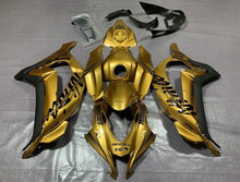 Kawasaki ZX-10R Fairings (2016-2020) Gold, Black at KingsMotorcycleFairings.com