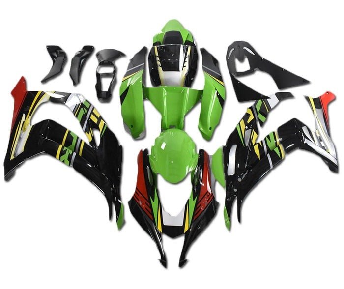 Kawasaki ZX-10R Fairings (2016-2020) Green, Black, Red, Yellow at KingsMotorcycleFairings.com