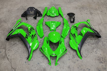 Kawasaki ZX-10R Fairings (2016-2020) Green, Black, White at KingsMotorcycleFairings.com