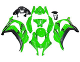 Kawasaki ZX-10R Fairings (2016-2020) Green, Black, White at KingsMotorcycleFairings.com