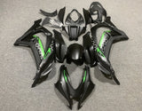 Kawasaki ZX-10R Fairings (2016-2020) Matte Black, Green, Gray at KingsMotorcycleFairings.com