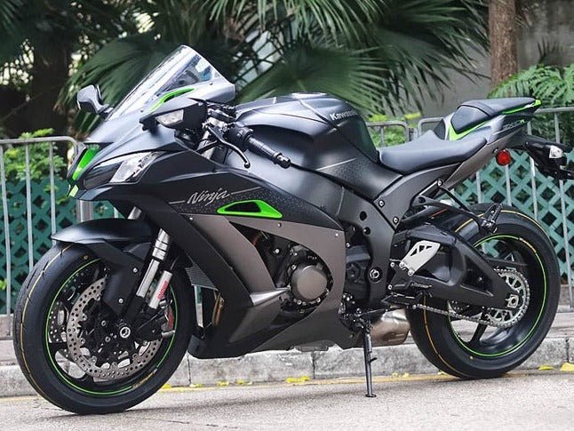 Fairings | Kawasaki Ninja ZX10R - Matte Black, Green, Silver