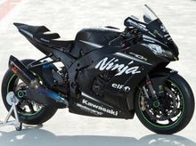 Kawasaki ZX10R Fairings (2016-2020) Matte Black, White, Elf at KingsMotorcycleFairings.com