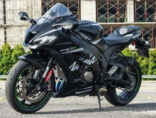Kawasaki ZX-10R Fairings (2016-2020) Matte Black, White, Green at KingsMotorcycleFairings.com