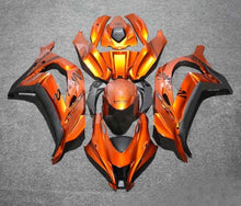 Kawasaki ZX-10R Fairings (2016-2020) Orange Rust, Black at KingsMotorcycleFairings.com