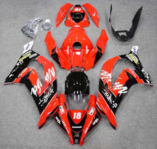 Kawasaki ZX10R Fairings (2016-2020) Red, Black, White #18 at KingsMotorcycleFairings.com