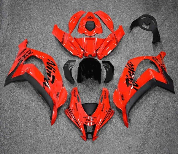 Kawasaki ZX10R Fairings (2016-2020) Red at KingsMotorcycleFairings.com