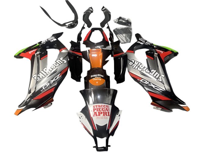 Kawasaki ZX-10R Fairings (2016-2020) Silver, Black, Red, White at KingsMotorcycleFairings.com