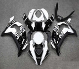 Kawasaki ZX10R Fairings (2016-2020) White, Black, Silver at KingsMotorcycleFairings.com