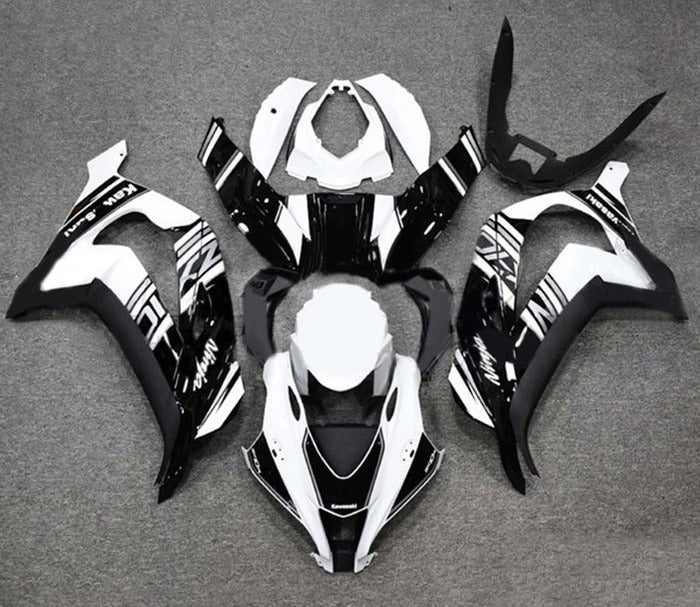 Kawasaki ZX-10R Fairings (2016-2020) White, Black, Silver at KingsMotorcycleFairings.com