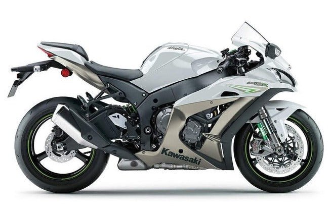 Kawasaki ZX10R Fairings (2016-2020) White, Silver, Green, Black at KingsMotorcycleFairings.com