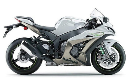 Kawasaki ZX10R Fairings (2016-2020) White, Silver, Green, Black at KingsMotorcycleFairings.com