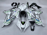 Kawasaki ZX10R Fairings (2016-2020) White, Silver, Green, Blue at KingsMotorcycleFairings.com