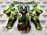 Kawasaki ZX10R Fairings (2021-2025) Chrome Chameleon, Green, Gold, Black at KingsMotorcycleFairings.com