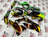 Kawasaki ZX10R Fairing set (2021-2025) Chrome Chameleon, Green, Gold, Black at KingsMotorcycleFairings.com