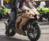Kawasaki ZX10R Fairings (2021-2025) Tan Sand, Black at KingsMotorcycleFairings.com