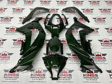 Kawasaki ZX10R (2011-2015) Green Faux Carbon Fiber at KingsMotorcycleFairings.com