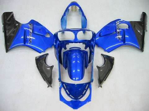 Kawasaki ZX12R Fairings (2000-2001) Blue, Black at KingsMotorcycleFairings.com
