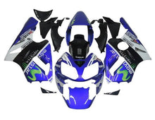 Kawasaki Ninja ZX12R Fairings (2000-2001) Blue, White, Black, Movistar at KingsMotorcycleFairings.com