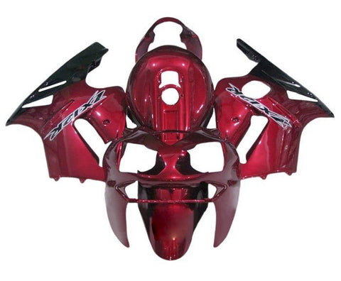 Kawasaki ZX12R Fairings (2000-2001) Dark Red, Black, White at KingsMotorcycleFairings.com