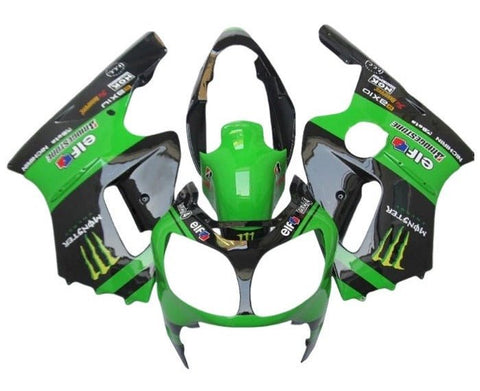 Kawasaki ZX12R Fairings (2000-2001) Green, Black, Monster, Elf at KingsMotorcycleFairings.com