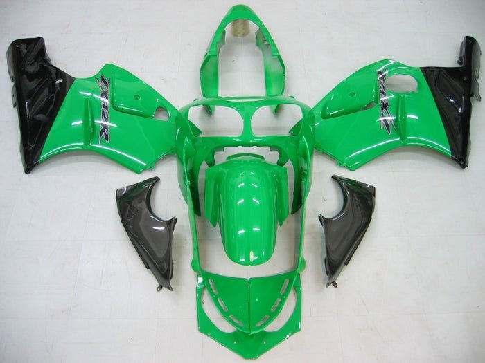 Kawasaki ZX12R Fairings (2000-2001) Green, Black at KingsMotorcycleFairings.com
