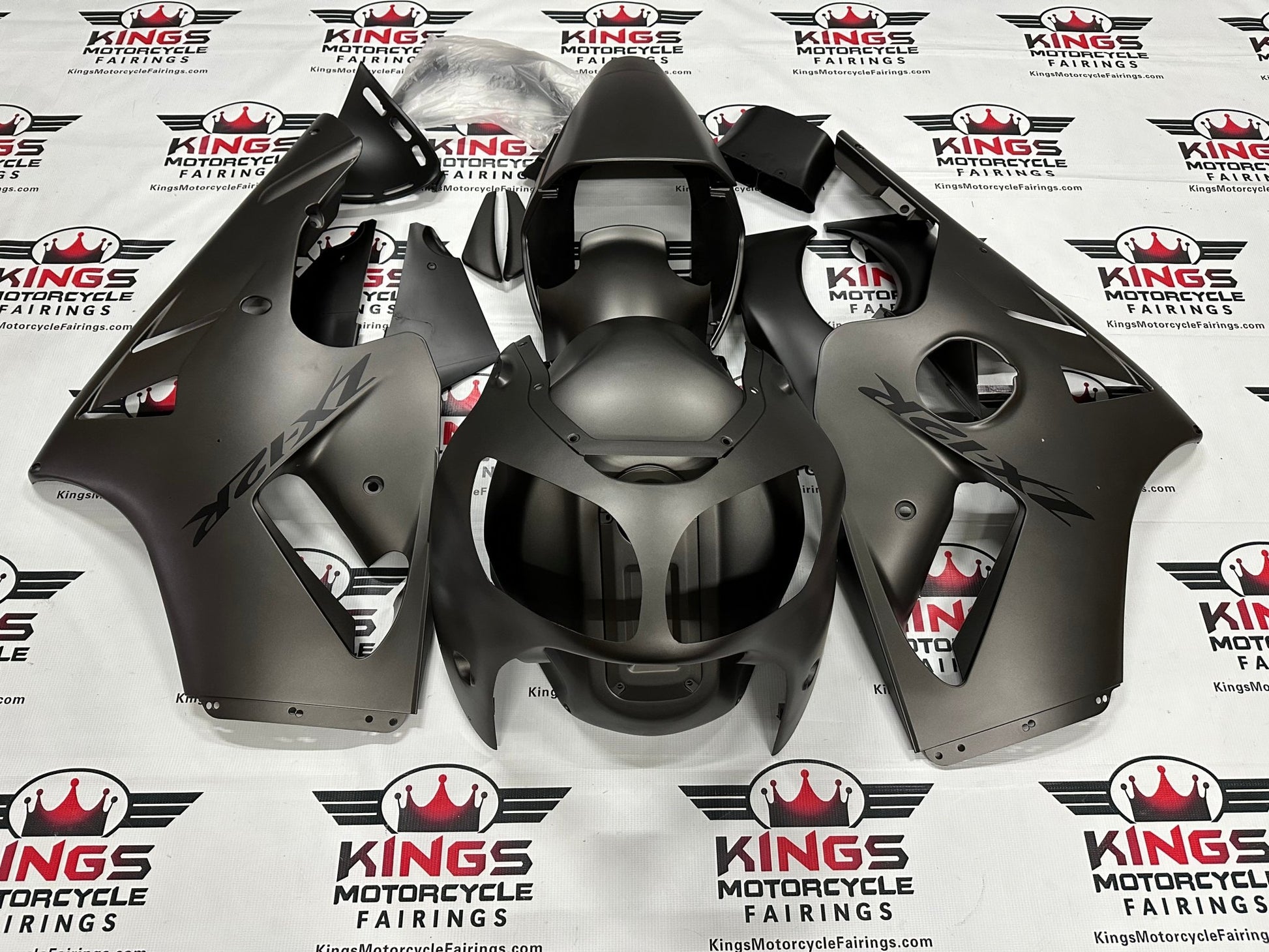 Kawasaki ZX12R Fairings (2000-2001) Matte Graphite at KingsMotorcycleFairings.com